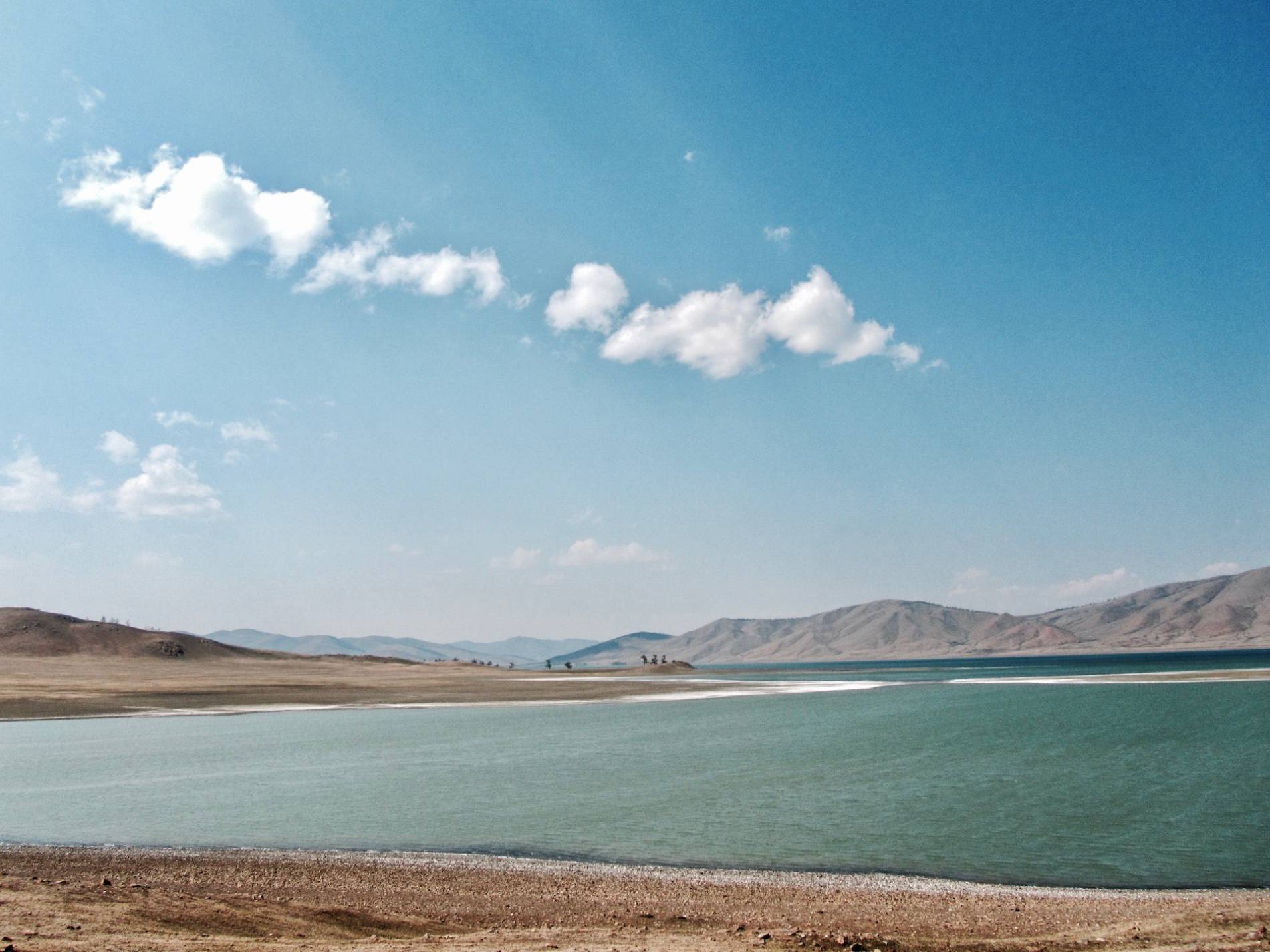 lac salé mongolie