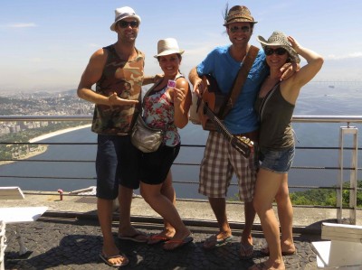 Tourner un clip au Pao de Azucar Brésil 2013