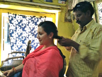 Baba Hair Dresser Pushkar Inde 2012