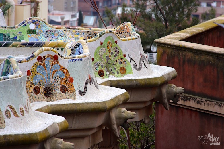 Parc Guell Barcelone Gaudi