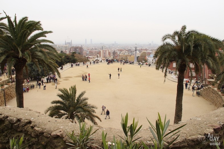 Parc Guell Barcelone Gaudi