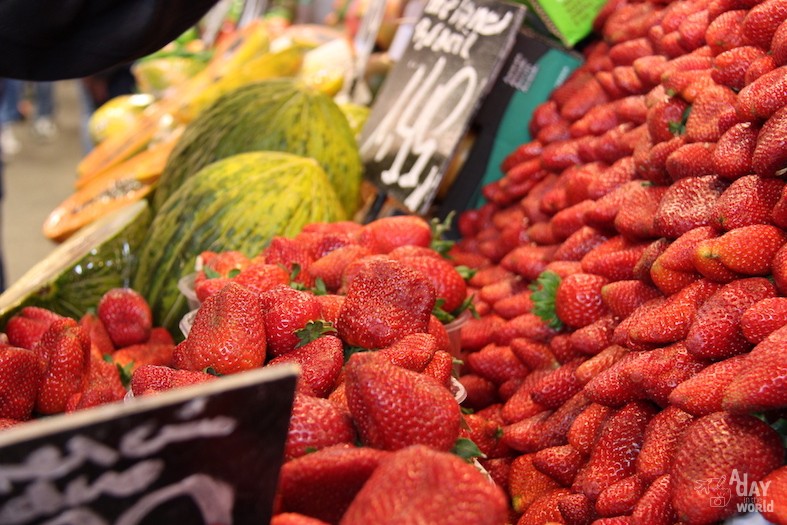 boqueria barcelone fraise