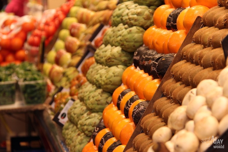 boqueria barcelone fruits