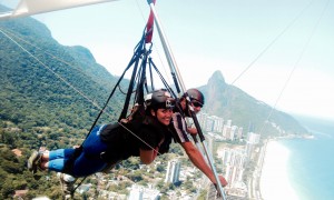 Deltaplane au dessus de Rio de Janeiro – Brésil