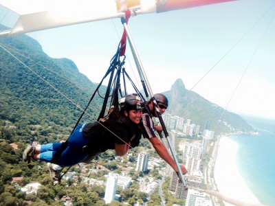 Sauter en deltaplane au-dessus de Rio de Janeiro