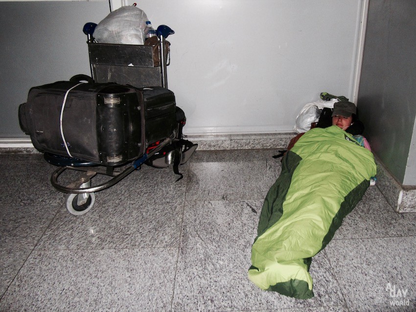 dormir à l'aéroport inde