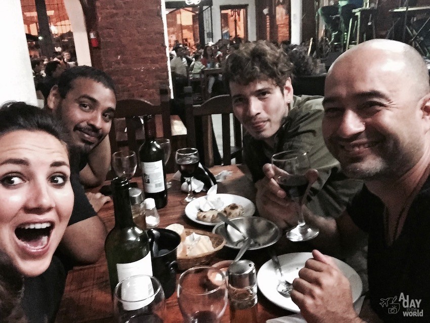 amigos en El Cafayate Argentine