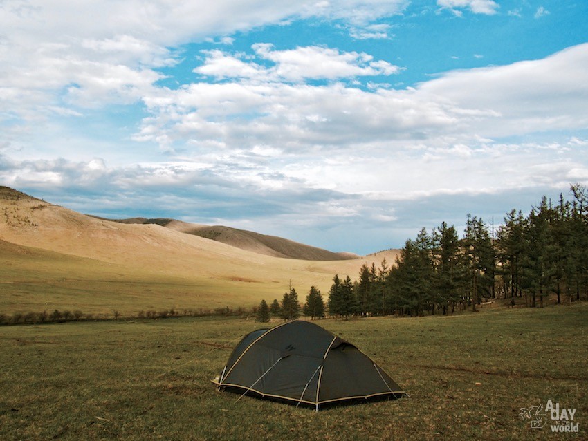 dormir dans une tente mongolie