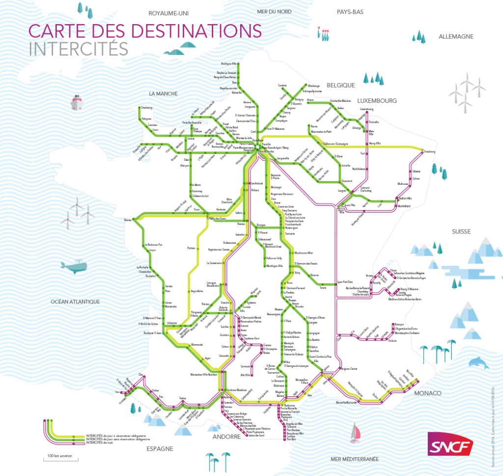 sncf intercite carte reseau