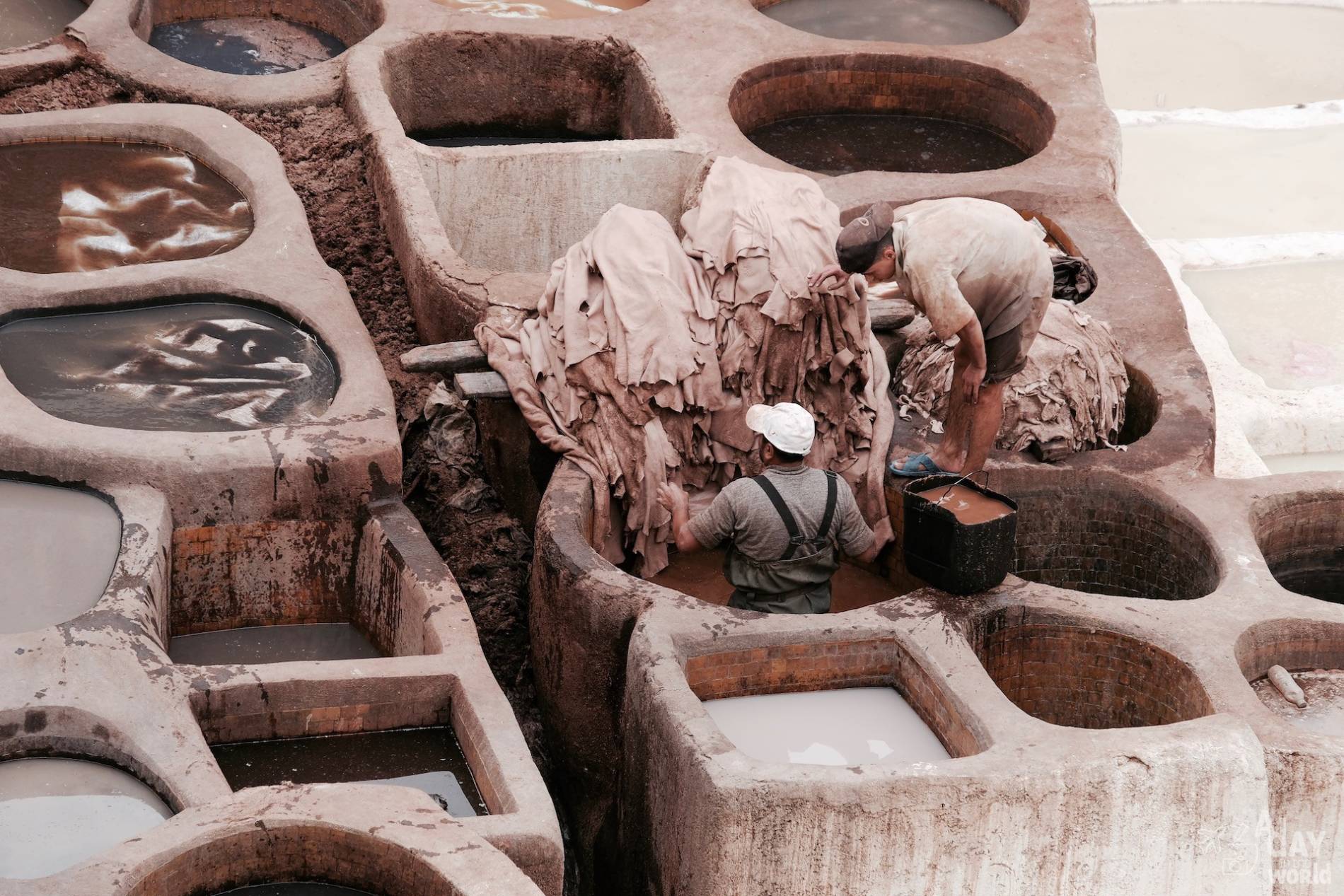 tanneries sidi moussa fes maroc