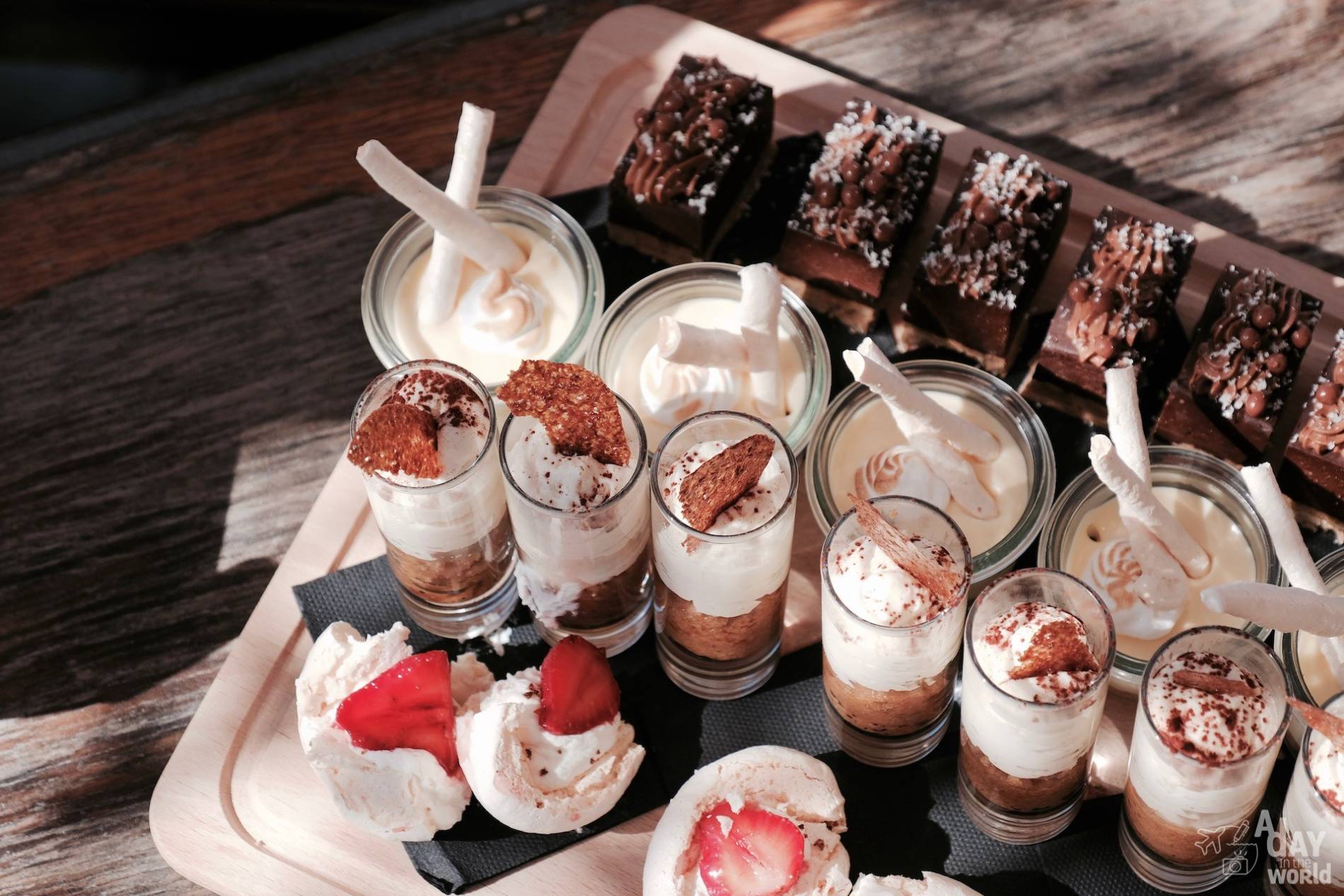 desserts plage les pieds nus