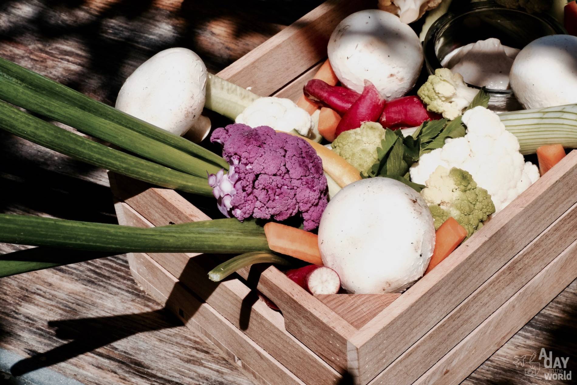 potager menu plage pieds nus