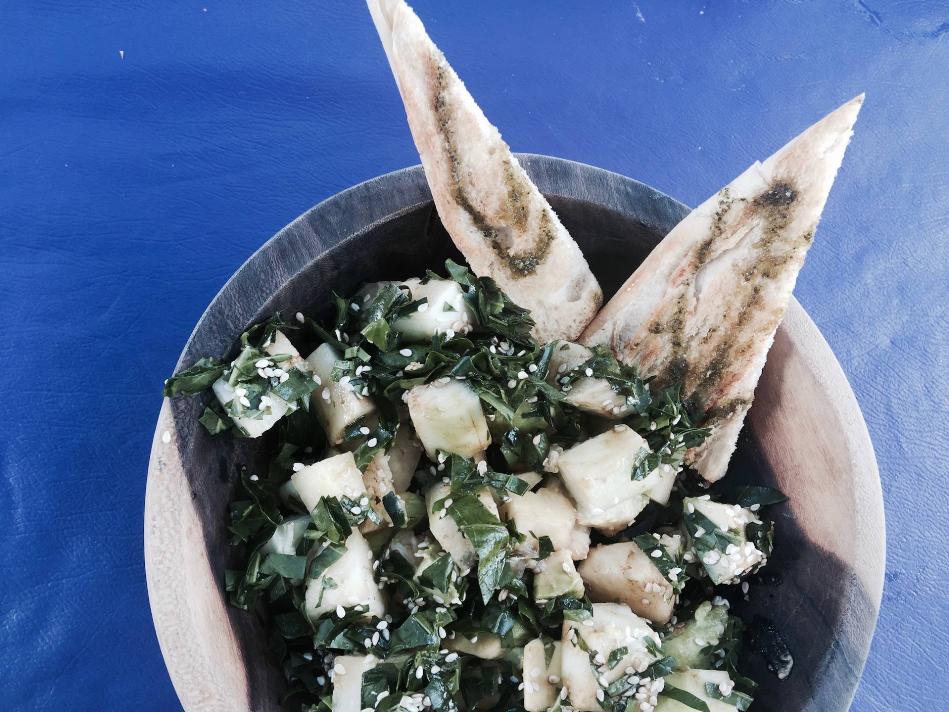 el manati bacalar salade