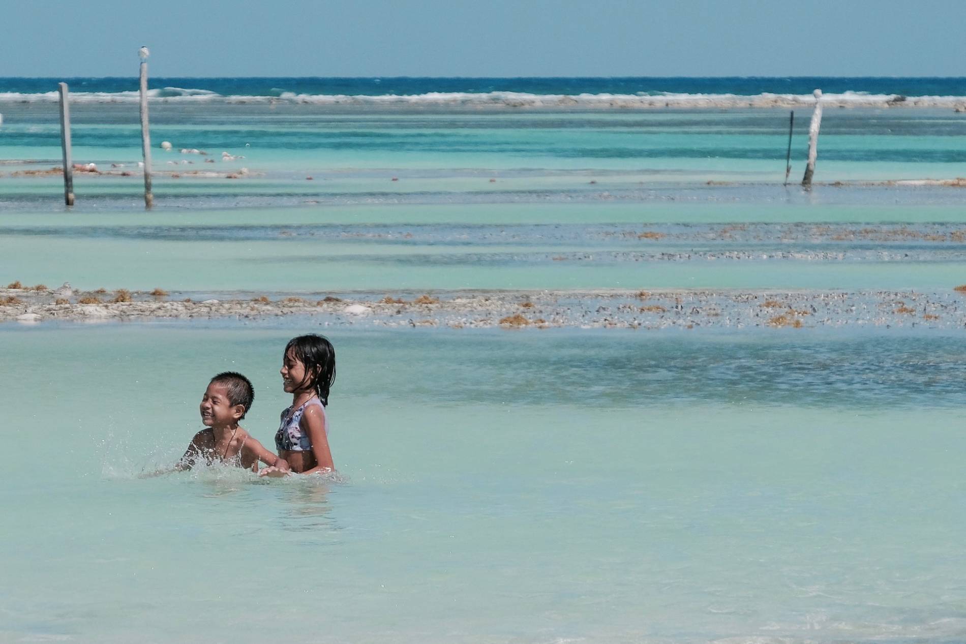 mahahual mexique enfant