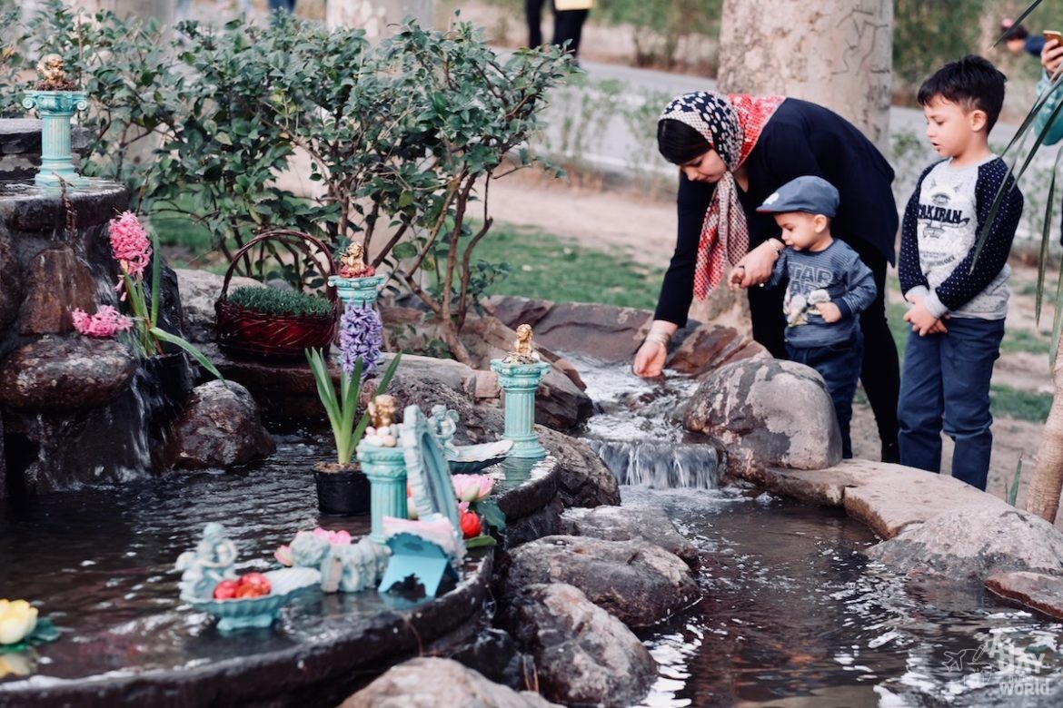 Palais Sa'dabad-fontaine-iran