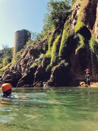 canyoning dans les Gorges de l'Hérault