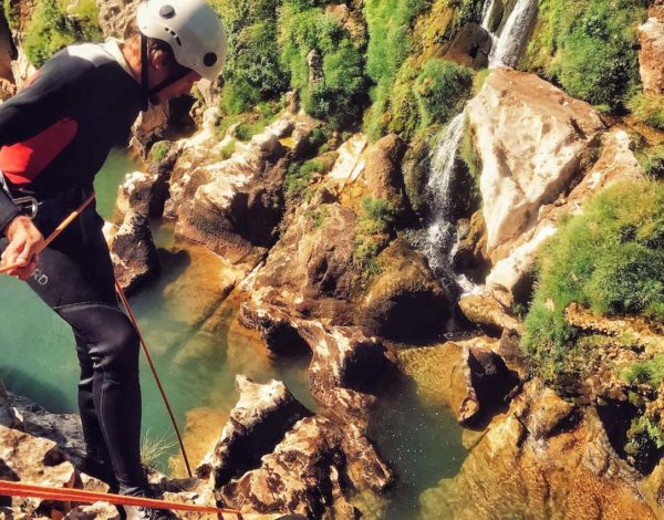 Canyoning dans les gorges de l’Hérault